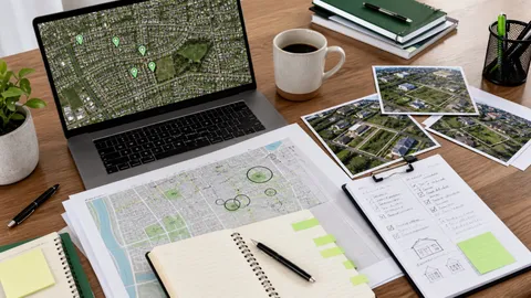 Australian property investor and buyers agent reviewing listings together