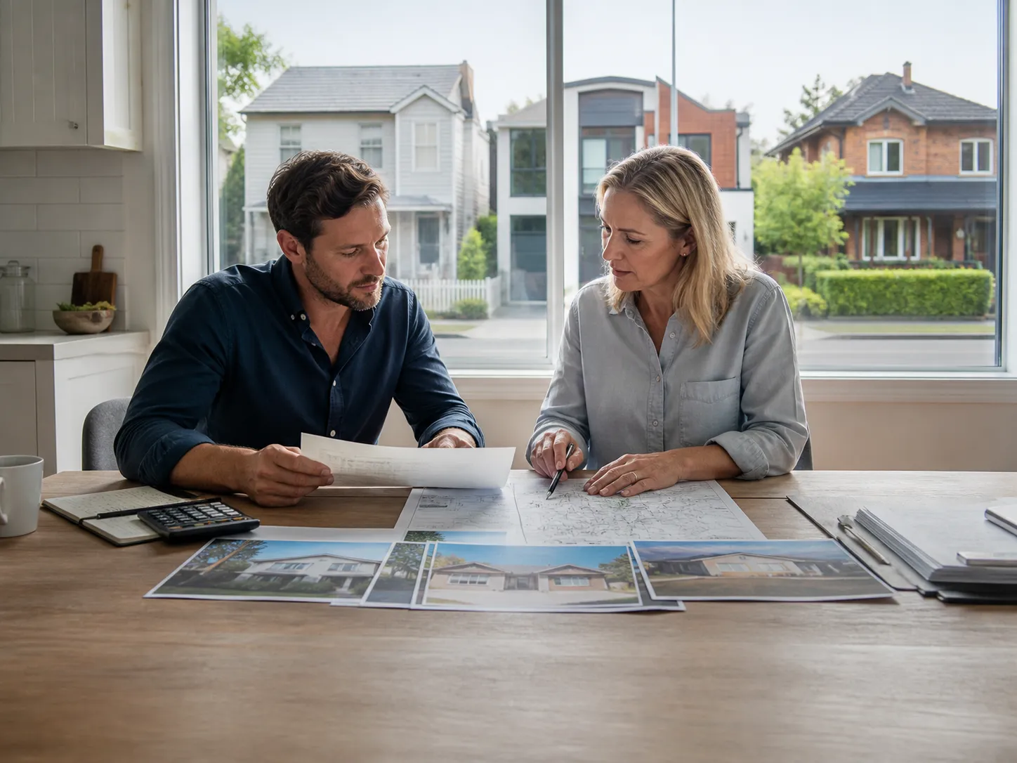 Developer and valuer comparing several recent Australian property sales