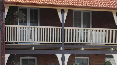Two-storey brick terraces in inner Sydney