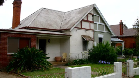 Two attached dwellings sharing a frontage in New South Wales