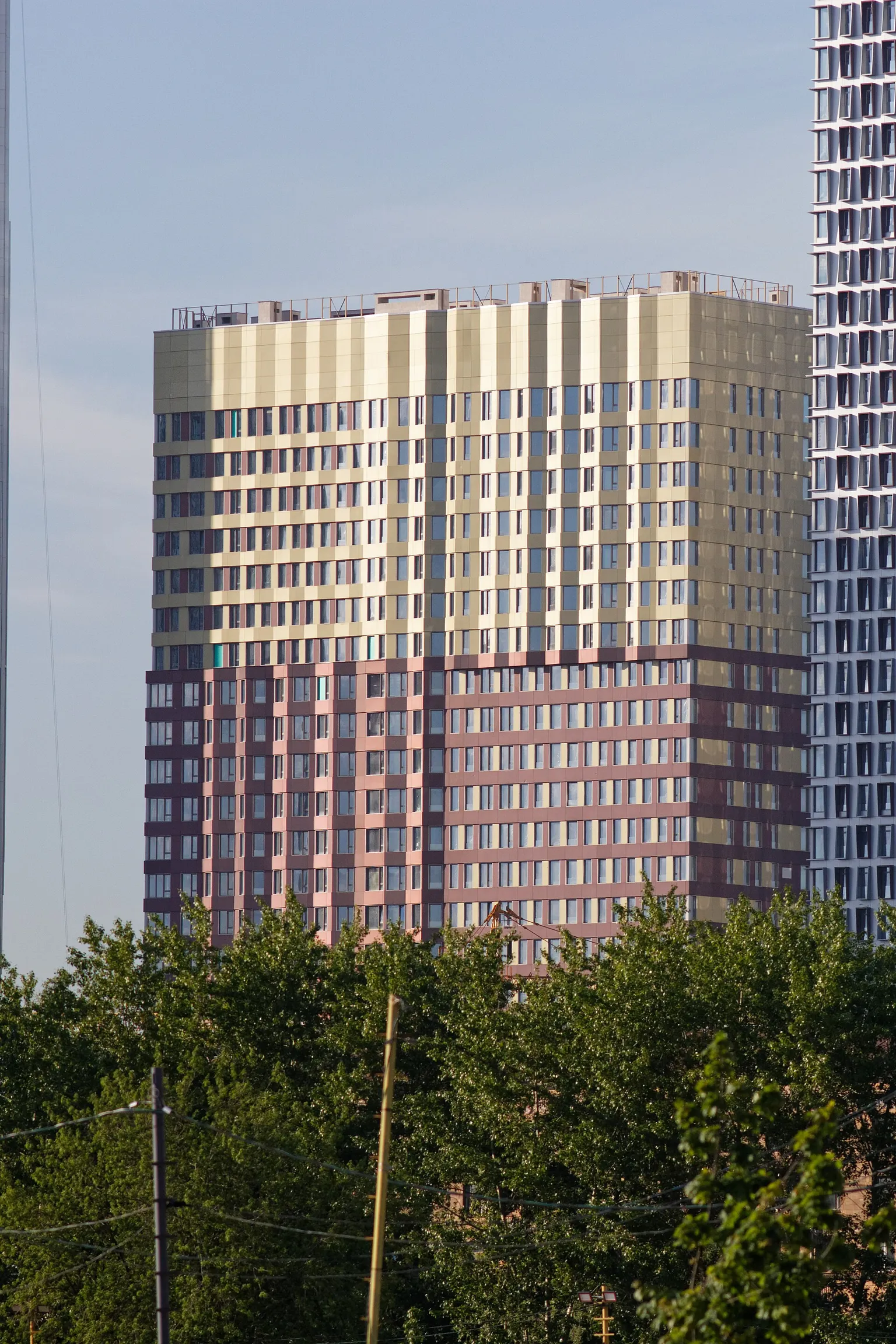 Sydney apartment and commercial buildings viewed from the city