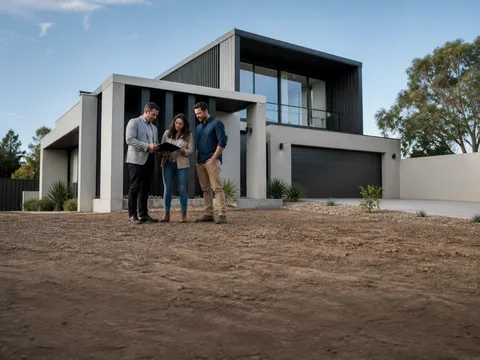 Documents and calculator representing SMSF property investment planning